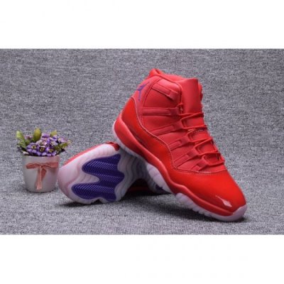 Nike Erkek Air Jordan 11 Kırmızı / Mavi Basketbol Ayakkabısı Türkiye - 6URNPG1E